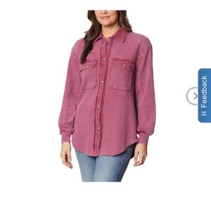 Pink Button-Up Shirt